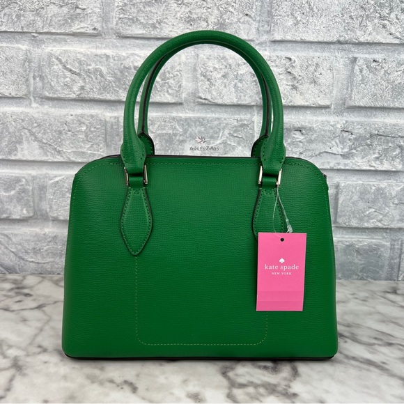 Kate Spade Darcy Small Satchel Crossbody In Green Bean - Picture 5 of 12